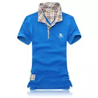 t-shirt discount burberry hommes cotton 1856 founded bw0015 blue